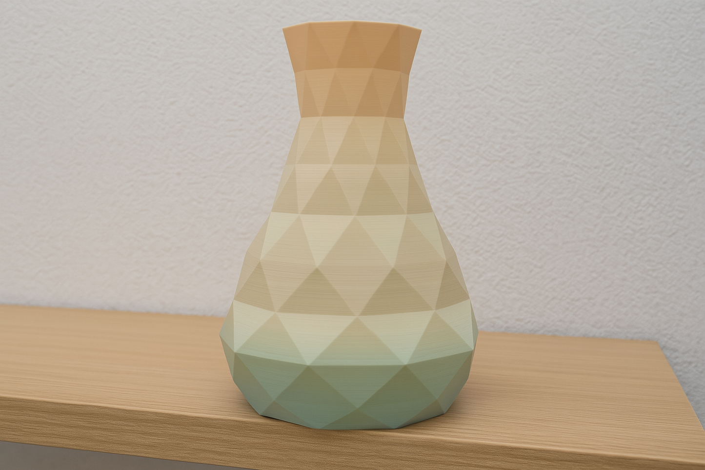 PolygonVase „Desert Fade“ – Für Trockenblumen
