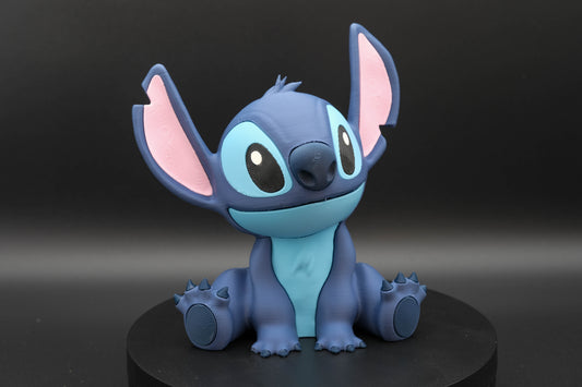 🌌 3D Druck Stitch – der freche Alien als stylische Sammelfigur