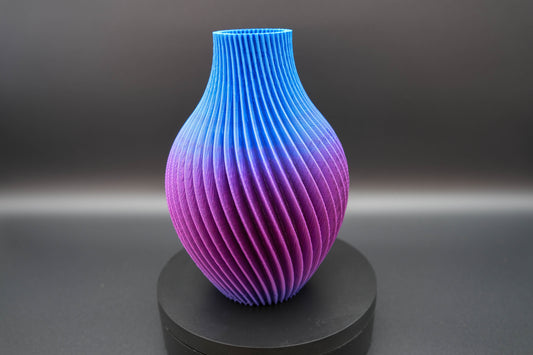 mehrfarbige Blumenvase