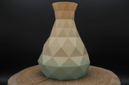 PolygonVase „Desert Fade“ – Für Trockenblumen