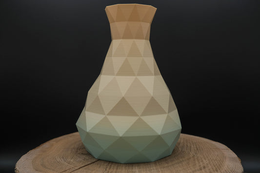 PolygonVase „Desert Fade“ – Für Trockenblumen